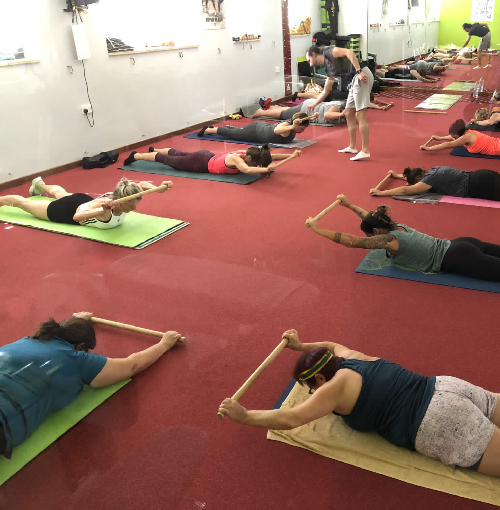 Pilates class